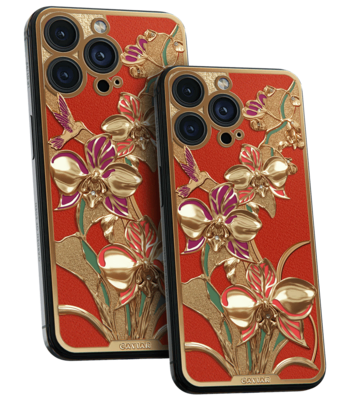 Кастом iPhone 16 Pro/Pro Max Прекрасная Орхидея