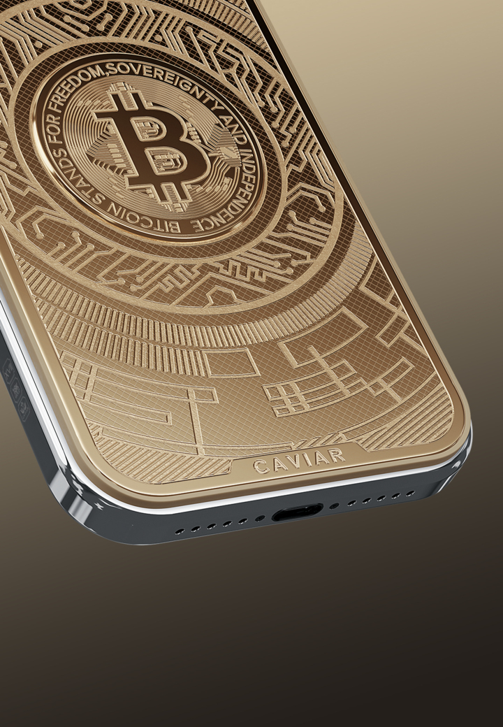Золото Биткоин 18K