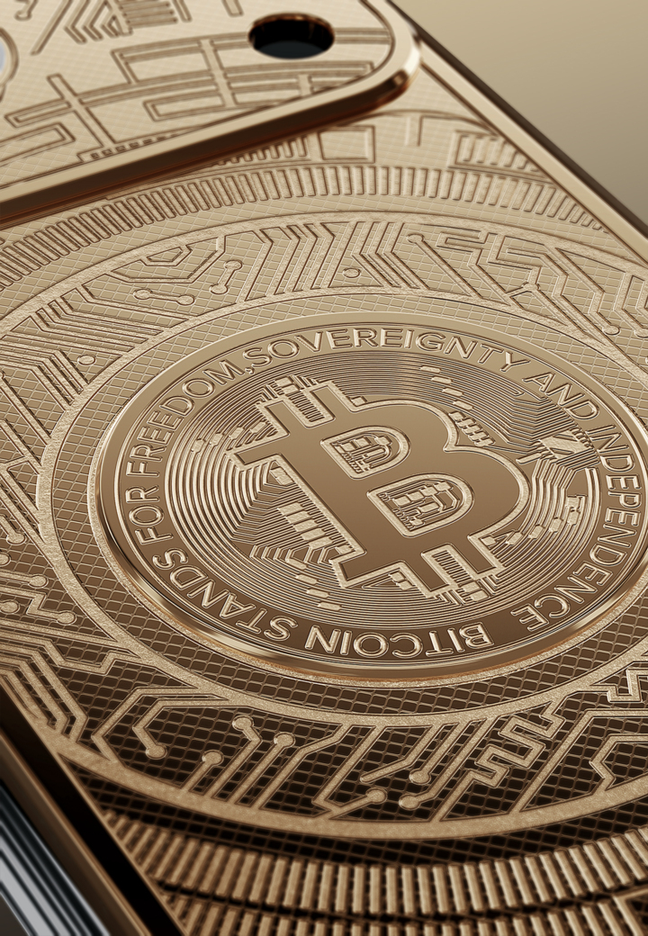 Символ Биткоина Биткоин 24K