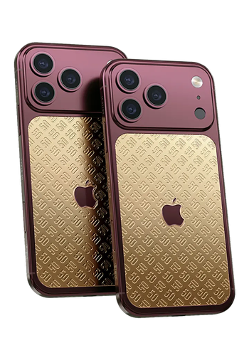 Легкий Кастом iPhone 18 Pro/Pro Max  Gold Wine