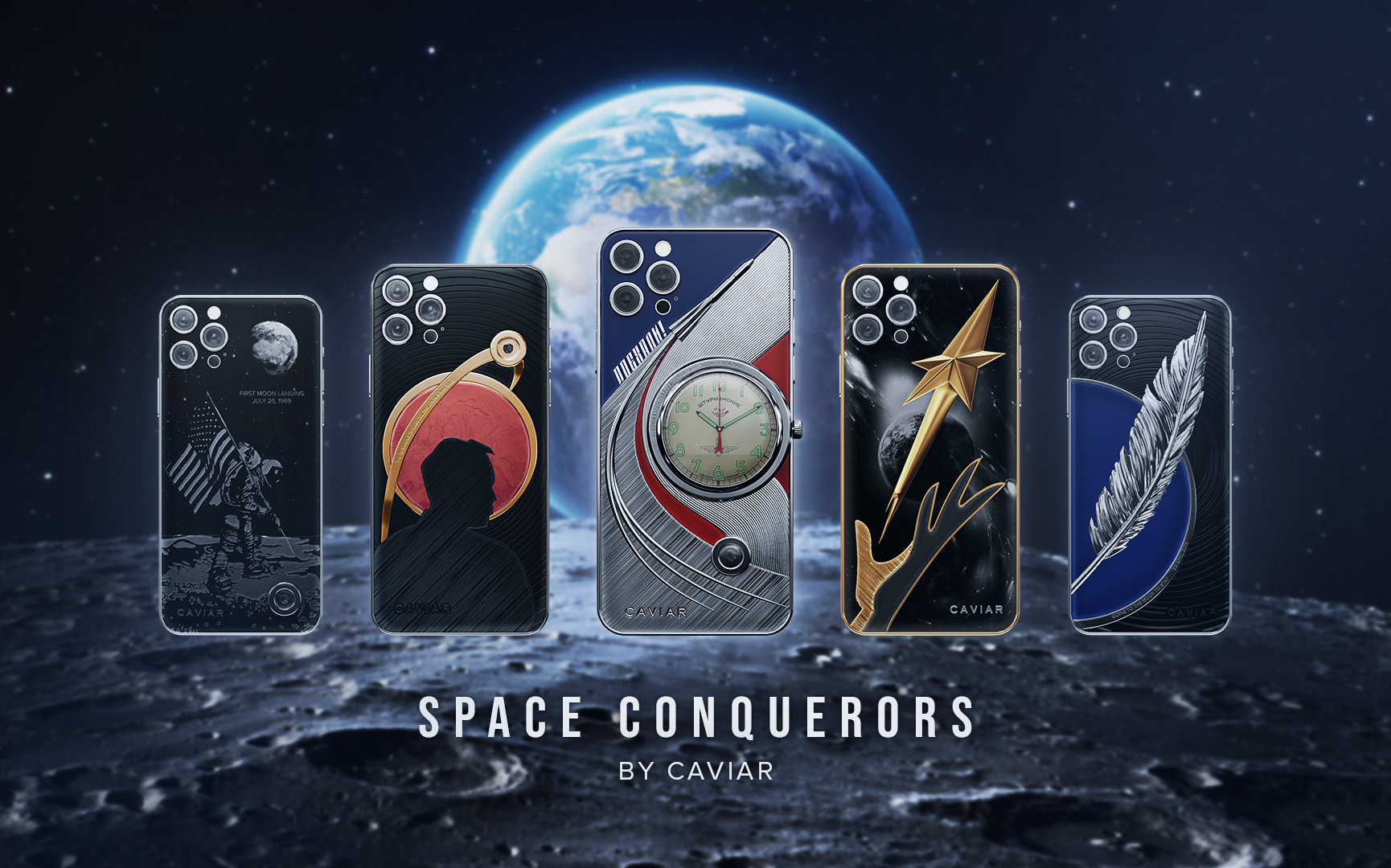 Caviar выпускает линейку смартфонов «Покорители космоса», посвященную Дню космонавтики
