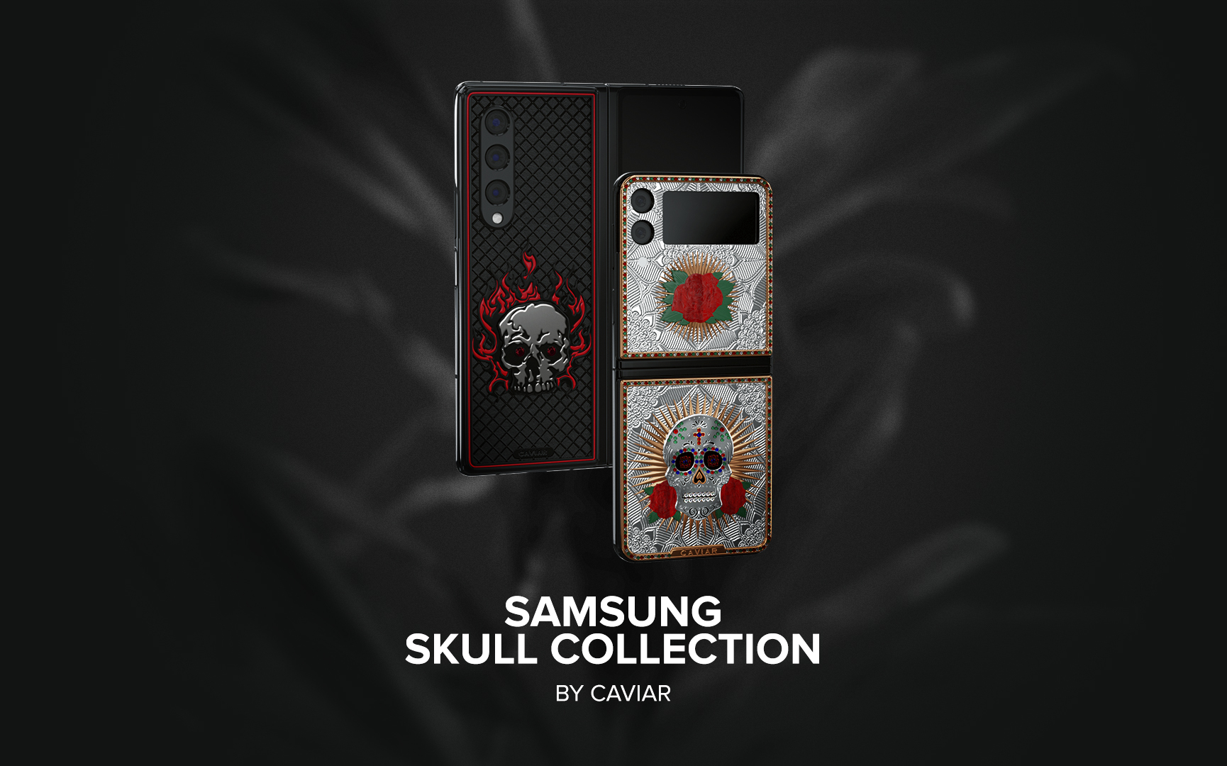 Caviar will decorate the luxury versions of the Samsung Z-Fold 3 and Z-Flip 3 with skulls.