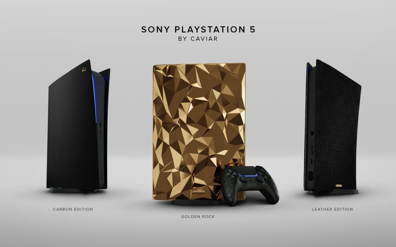 Золотая Sony Playstation 5 Golden Rock будет стоить всего 499 000 долларов
