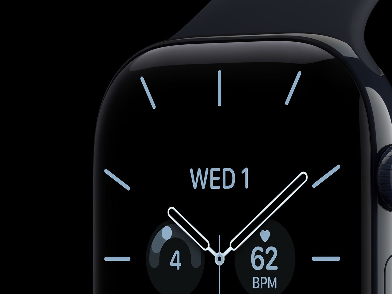 Apple Watch Series 12 в тёмно-синем керамическом корпусе