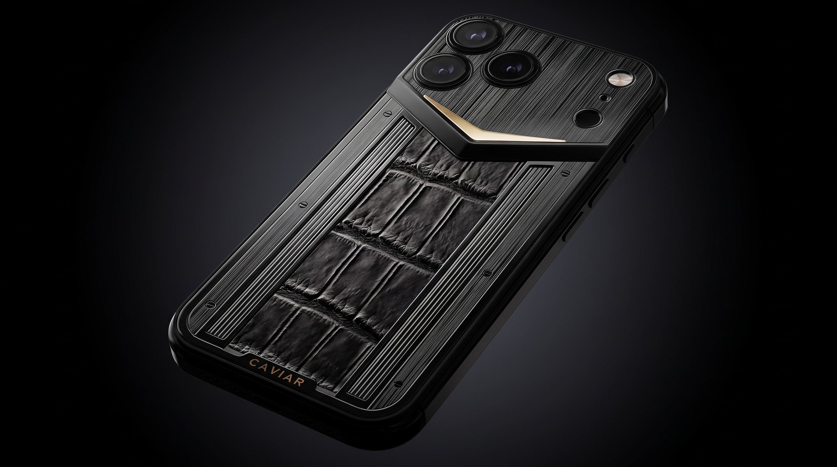 Фрагмент корпуса смартфона Black Edition